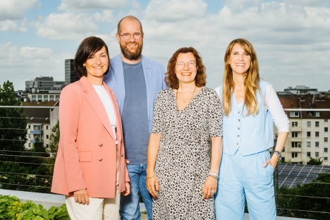 Scholz & Friends gewinnt Lead-Etat von AEG - Das Düsseldorfer Scholz & Friends-Team um Verena Menke, Marc Schlegel, Brigitte Fuchs und Isabel Lapp (v.l.) wird den neuen Kunden betreuen - Foto: Scholz & Friends